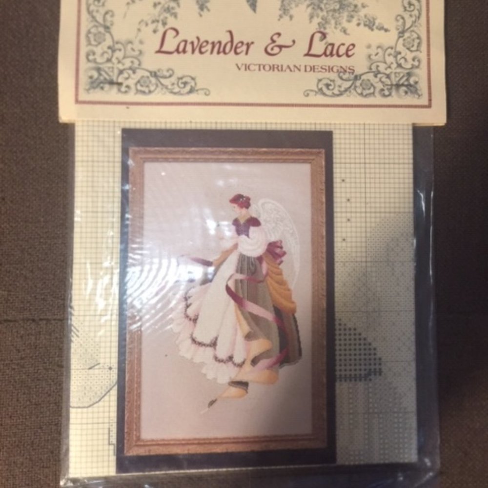 Lavender & Lace Cross Stitch Pattern